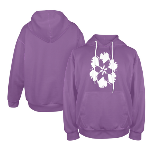 Radial Alaska - White on Purple