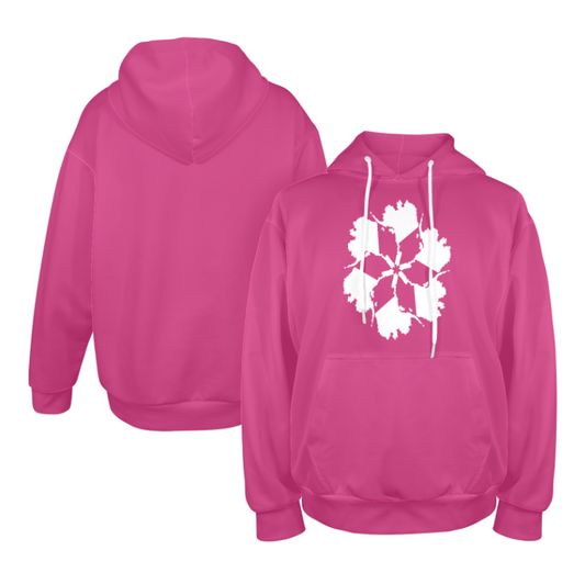 Radial Alaska - White on Magenta
