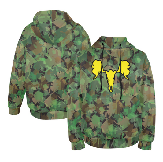AK Camo - Classic - Moose Alaskull Yellow