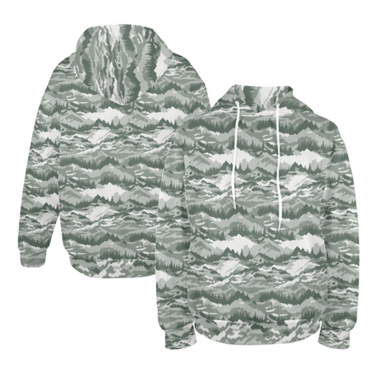 Spruce and Mountains - Clay