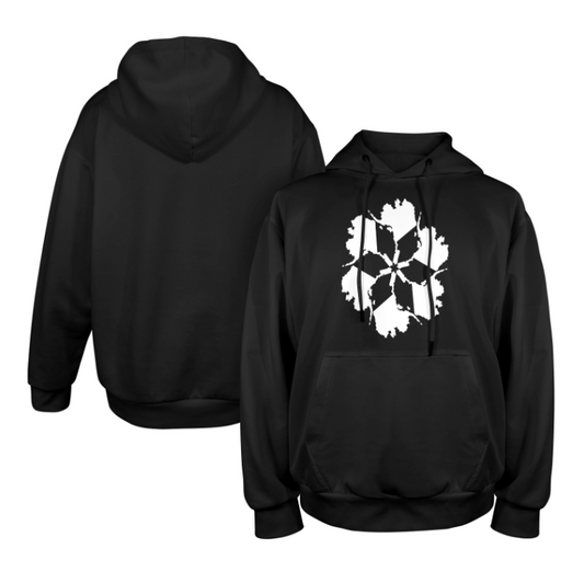 Radial Alaska - White on Black