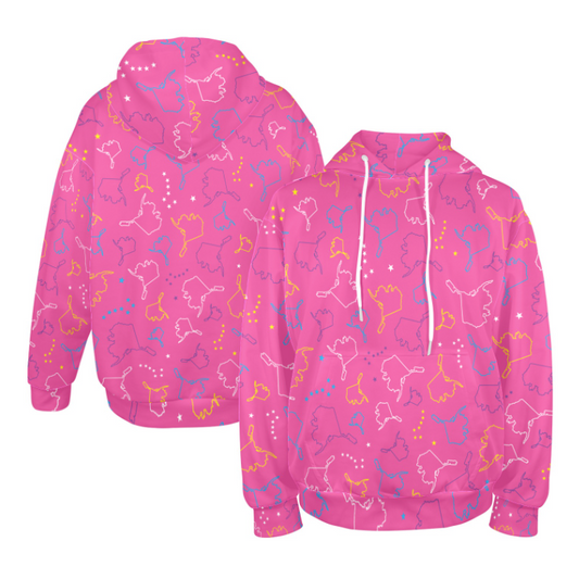 AK Shape with Big Dipper - Pink