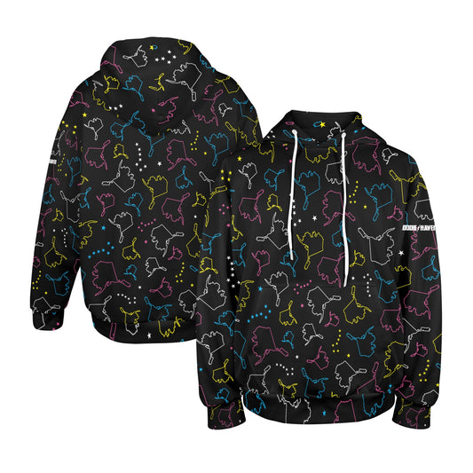 AK Shape with Big Dipper - Black